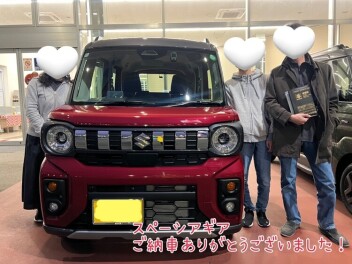 スペーシアギアご納車ありがとうございました(^^)/