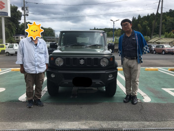 お待たせしました。「ジムニーシエラ」ご納車です！！　周南市/下松市/光市/岩国市/柳井市