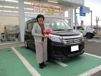 ソリオご納車いたしました☆