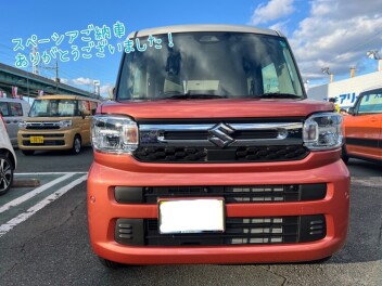 スペーシアご納車ありがとうございました(*^-^*)