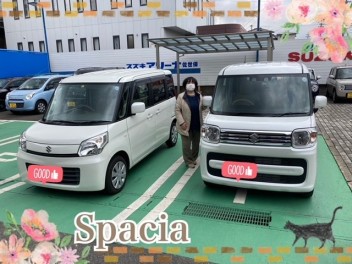 スペーシアをご納車させて頂きました！