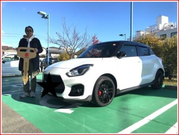 スイフトスポーツを納車しました★