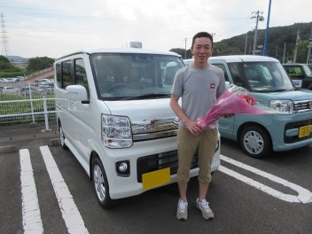 新車エブリイワゴンご納車です！