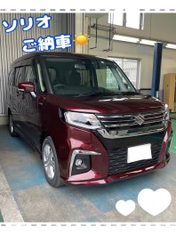 ソリオご納車させて頂きました☆彡