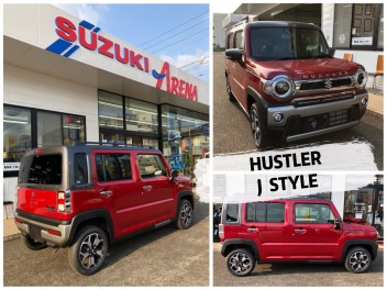 納車待ちのお客様のハスラーＪスタイルが入庫致しました！