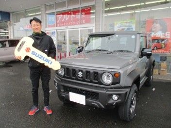 ジムニーシエラの納車おめでとうございます！