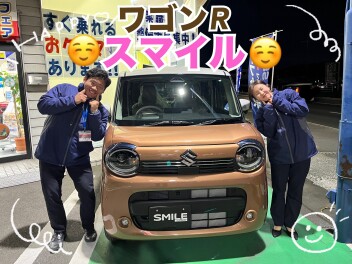 ワゴンＲスマイル展示車入りました！ぜひアリーナ桐生笠懸へ！