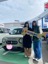ニッコリ笑顔の美人三姉妹(^^)/ラパンLCです！