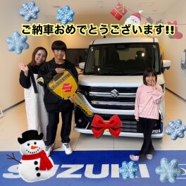 スペーシアカスタム納車しました★