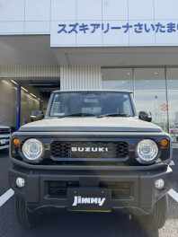 【新車納車】ジムニー XCをご納車！ミディアムグレー×純正フロントグリル＆ダイヤⅡキーパーでこだわりの一台に！