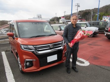 新車ソリオご納車頂きました