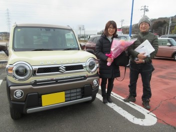 新車ハスラーＪスタイルご納車いただきました！