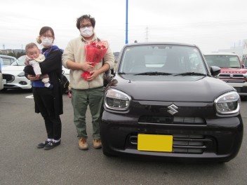 新車アルトご納車頂きました！