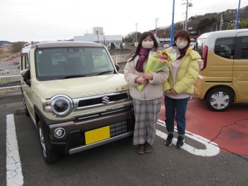 新車ハスラーご納車頂きました！