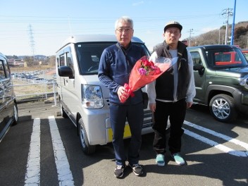 新車エブリイご納車頂きました