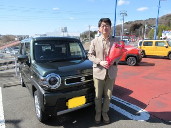 新車ハスラーご納車頂きました！！