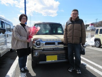 新車ハスラーＪスタイルご納車いただきました！