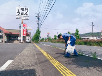 清掃活動の様子！！！