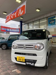 お待たせしました！ワゴンＲスマイル試乗車本日より！！