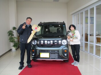 W様、スペーシアギアご納車おめでとうございます！