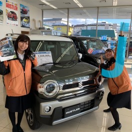 店内の展示車変わりました！ハスラーＪスタイル新登場！