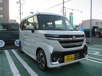 ☆★新型スペーシアカスタム　HYBRID　XSターボ　　試乗車入庫致しました★☆