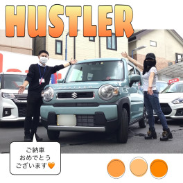 新車ハスラー御納車式です♫