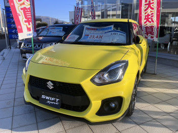 スイフトスポーツの試乗車が入庫しました！！