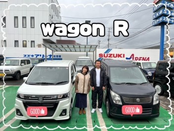 ワゴンＲカスタムＺをご納車させて頂きました！