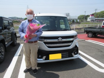 新車スペーシアカスタムご納車頂きました！！！