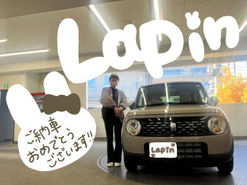 ラパンご納車致しました！！