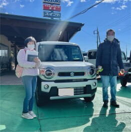 ハスラー　ご納車おめでとうございます