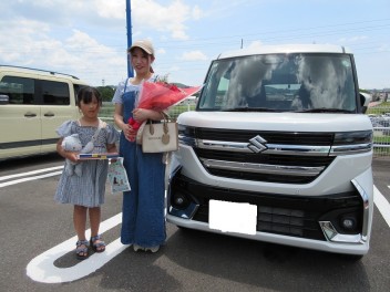 新型スペーシアカスタムご納車♪