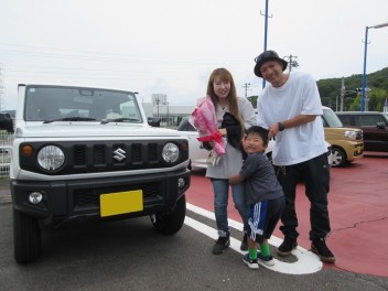 新車ジムニーご納車頂きました！