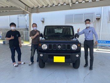 Ｋ様　ジムニーご納車おめでとうございます！