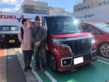 ☆新車スペーシアカスタム納車しました☆