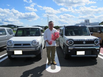 新車ハスラーご納車頂きました！！
