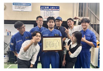 EVも任せられる頼もしいスタッフとして、当店の整備士が全国大会出場を決めました！