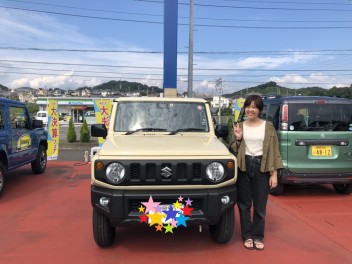 ジムニー、納車しました。