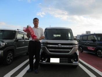 新車スペーシアカスタムご納車です！！