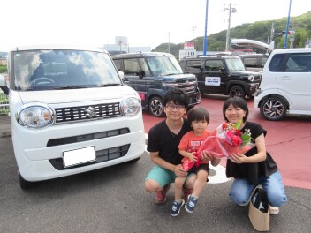 新車ワゴンRスマイルご納車です！！