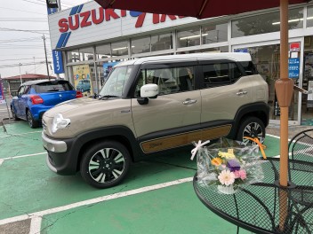 Gさまクロスビー納車式です。