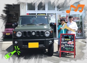 Ｈ様、新車ジムニーご納車おめでとうございます！