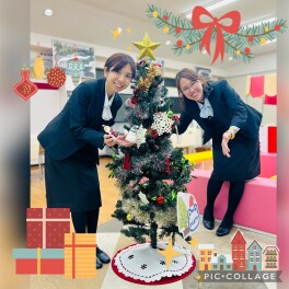 店内もクリスマスムード♪