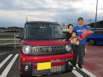 スペーシア　ギア　ご納車頂きました(^^