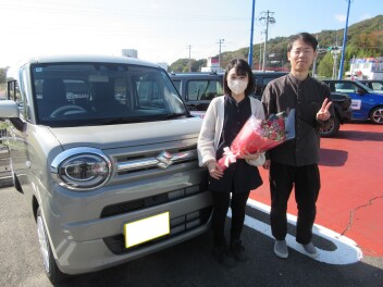 新車ワゴンRスマイルご納車です！！