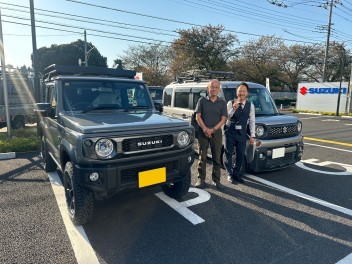 ☆カスタムジムニーご納車させていただきました☆