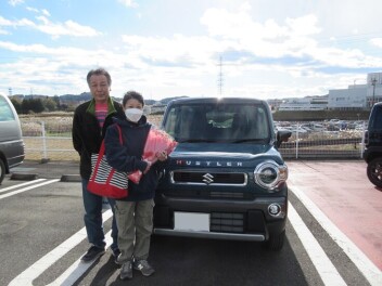 新車ハスラーご納車頂きました
