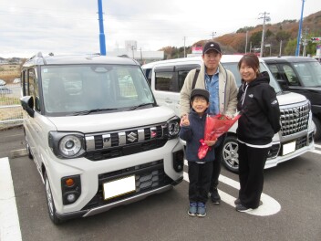 新車スペーシアギアご納車です！！