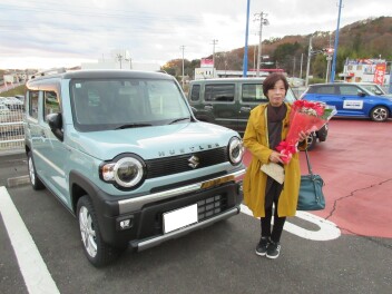 新車ハスラーご納車頂きました！！